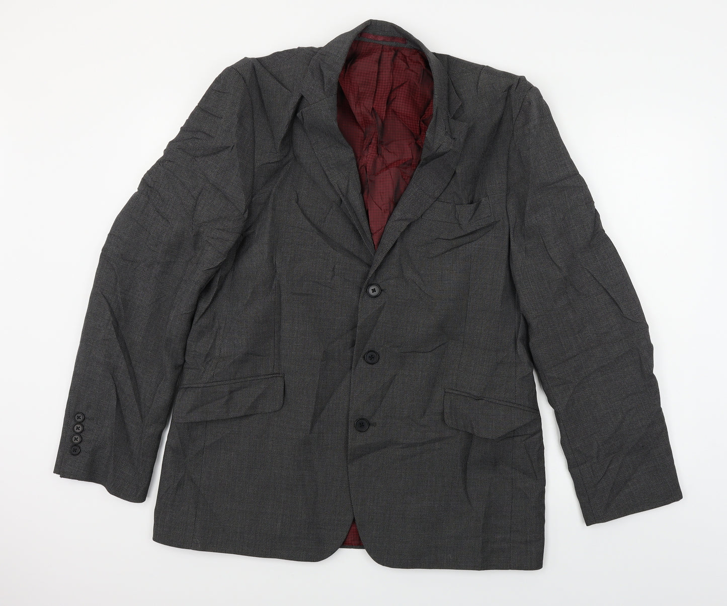 Preworn Mens Grey   Jacket Blazer Size 34