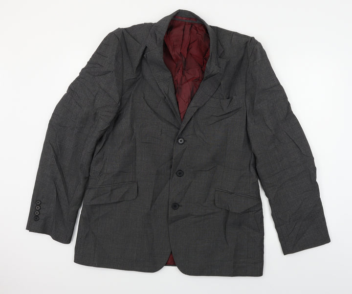 Preworn Mens Grey   Jacket Blazer Size 34