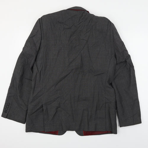 Preworn Mens Grey   Jacket Blazer Size 34