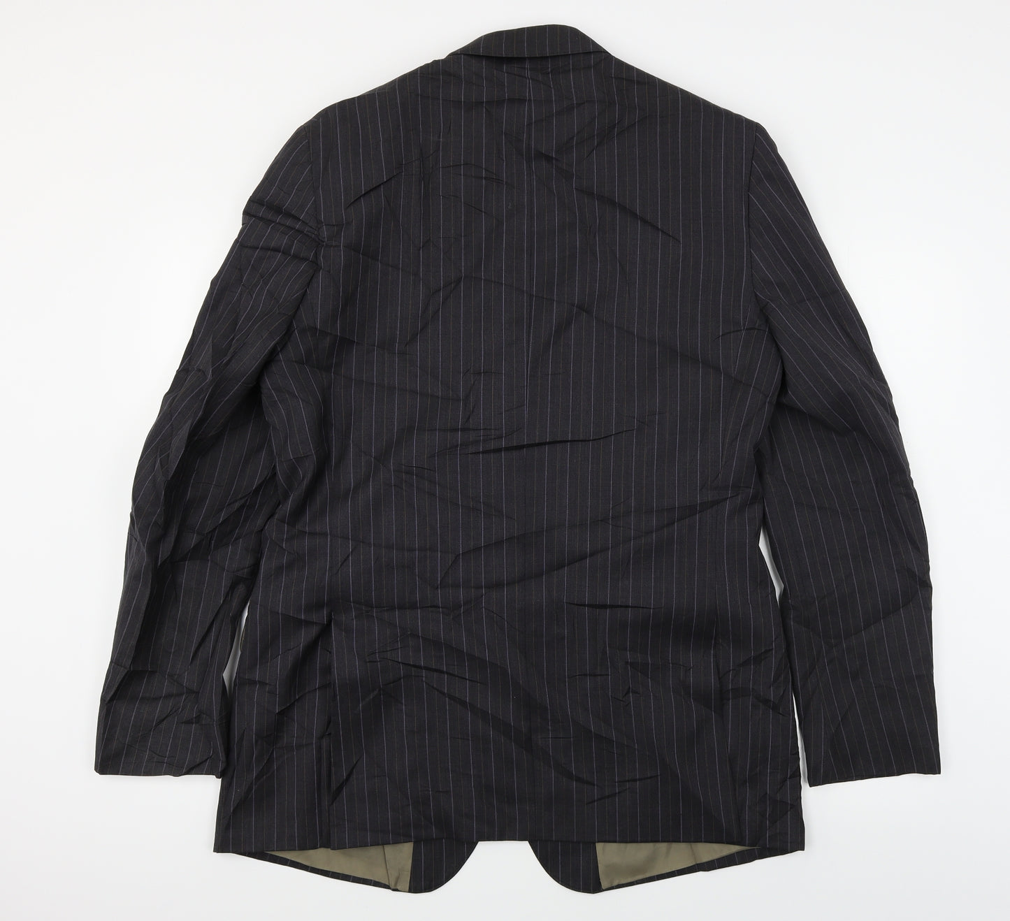 tom england Mens Black Striped  Jacket Blazer Size 42