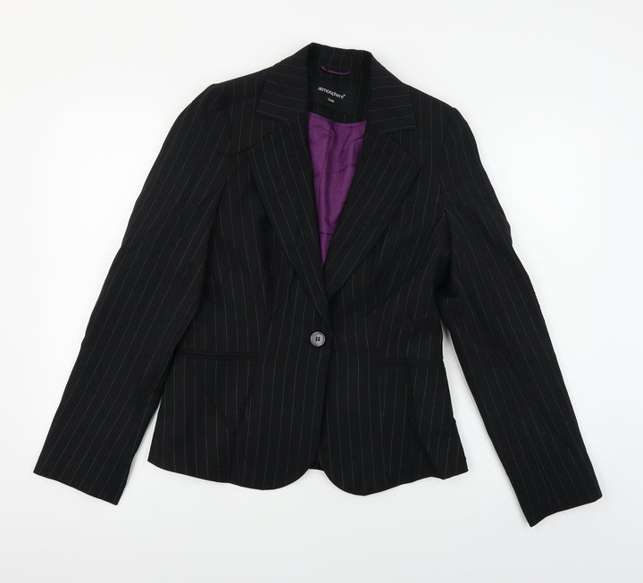 Atmosphere Womens Black Jacket Sport Coat Size 12