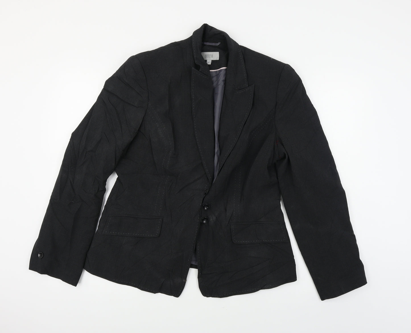 Marks and Spencer  Womens Grey   Jacket Blazer Size 16