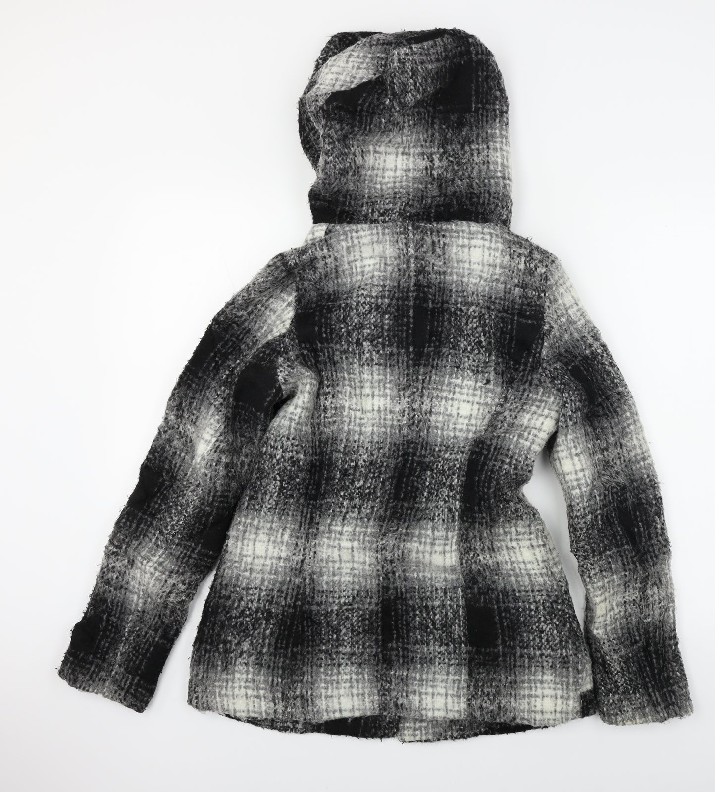 Atmosphere  Womens Black Check  Jacket Coat Size 8