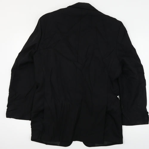 Preworn  Mens Black   Jacket Blazer Size L