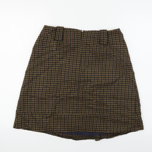 F&F  Womens Brown   A-Line Skirt Size 10