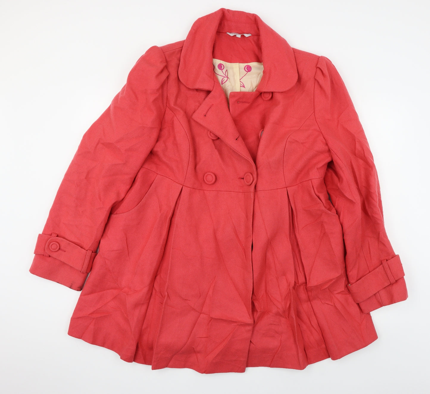 Red Herring  Womens Pink   Jacket Coat Size 18