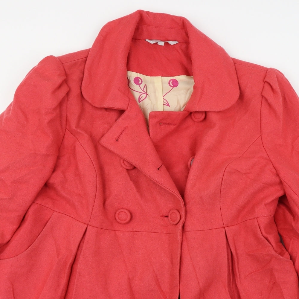Red Herring  Womens Pink   Jacket Coat Size 18
