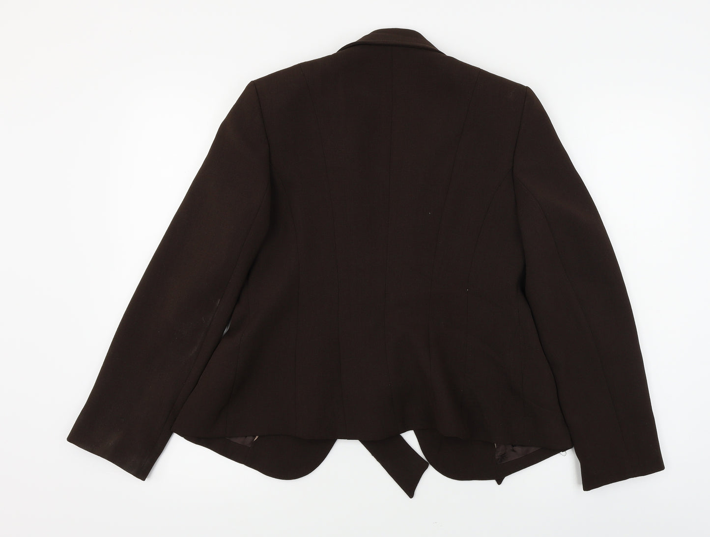 Wallis  Womens Brown Paisley  Jacket Blazer Size 12