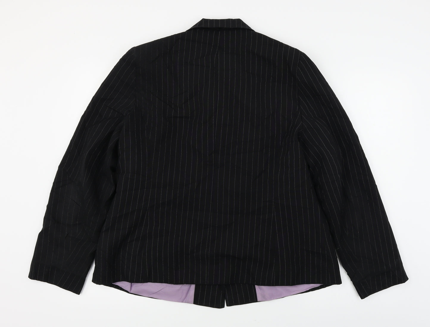 Preworn  Womens Black   Jacket Blazer Size 18