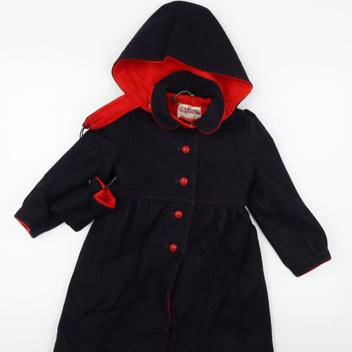 michael de leon Girls Blue   Jacket Coat Size 6-7 Years