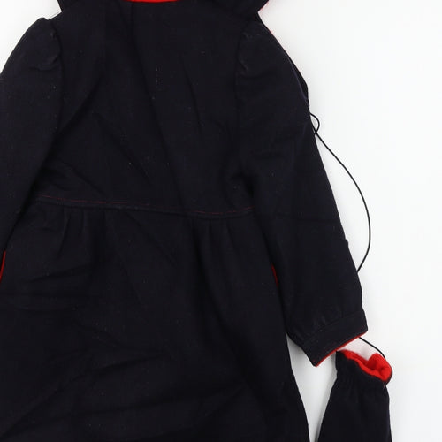 michael de leon Girls Blue   Jacket Coat Size 6-7 Years