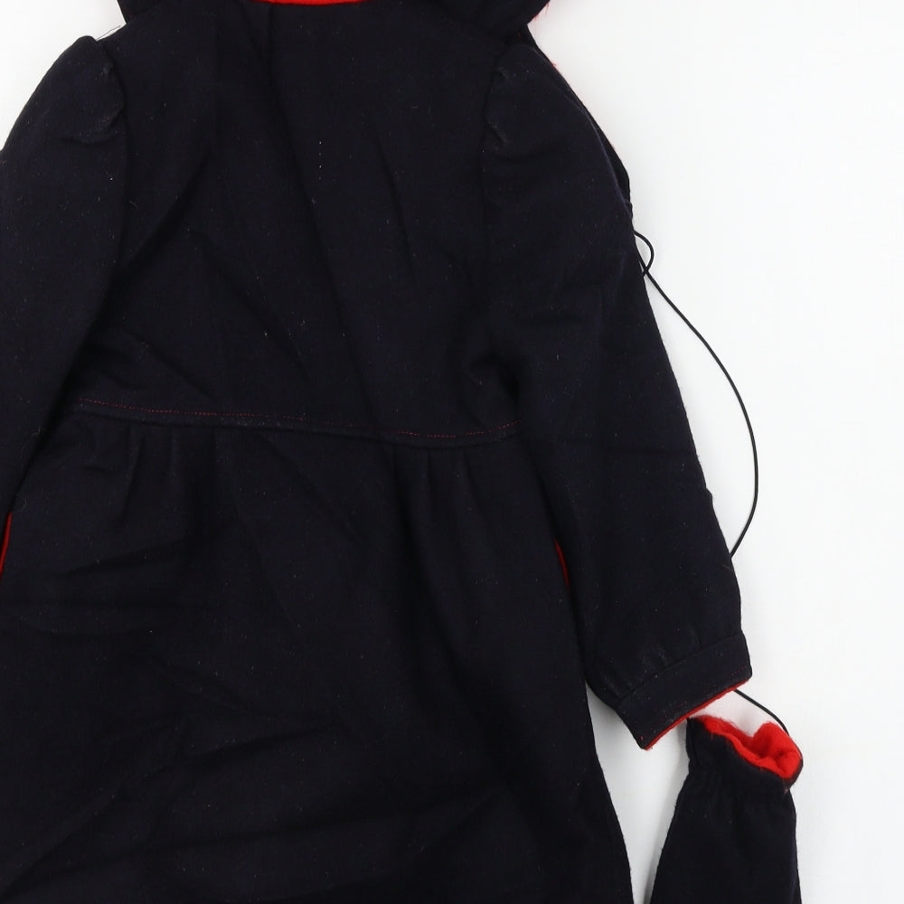 michael de leon Girls Blue   Jacket Coat Size 6-7 Years