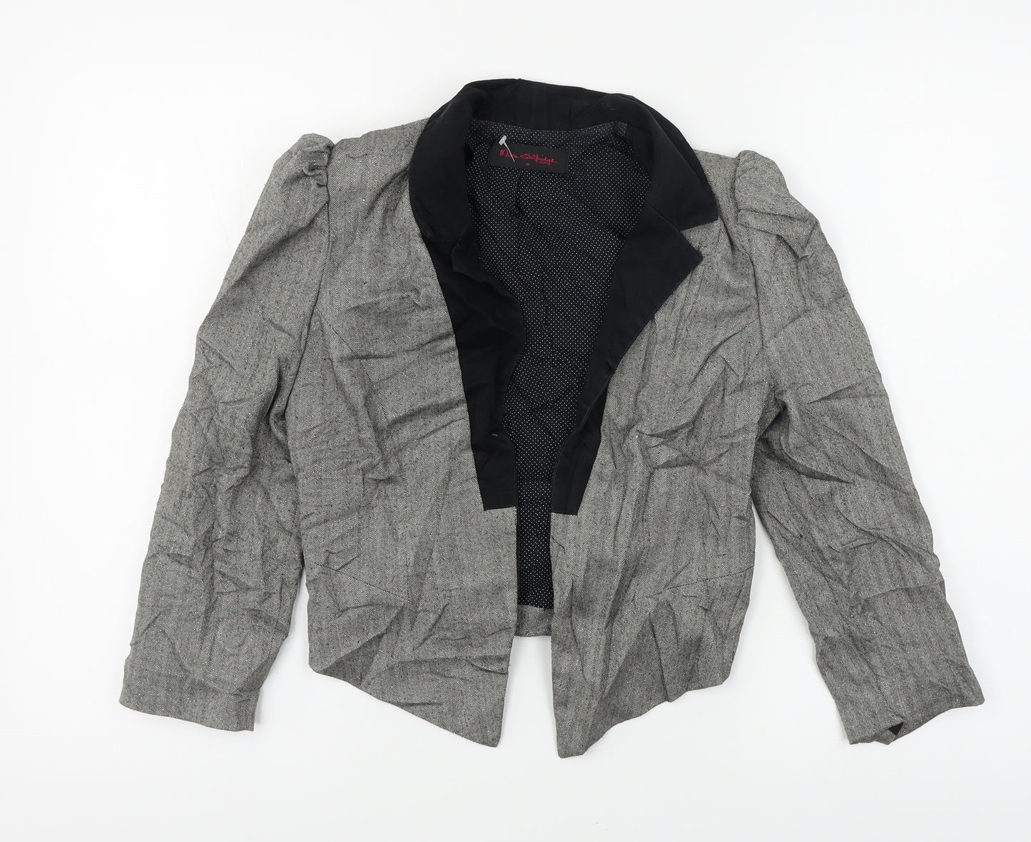Miss Selfridge  Womens Grey   Jacket Blazer Size 10