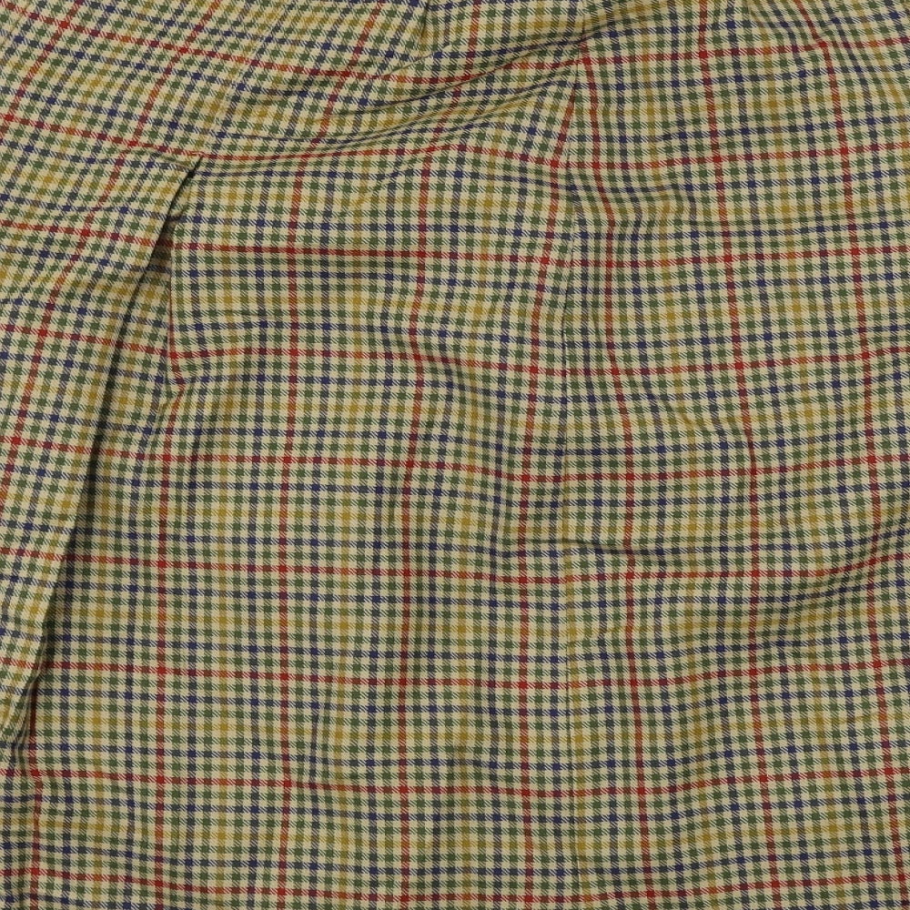 Equorian  Womens Beige Check  A-Line Skirt Size 32 in