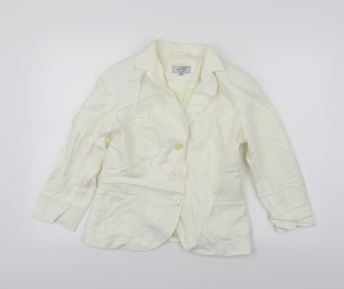 Per Una Womens White   Jacket Blazer Size 10