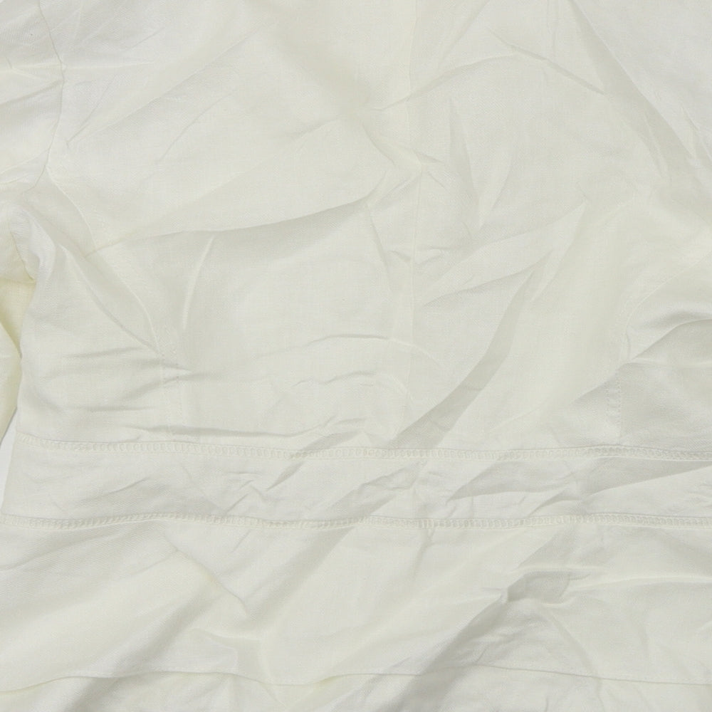 Per Una Womens White   Jacket Blazer Size 10