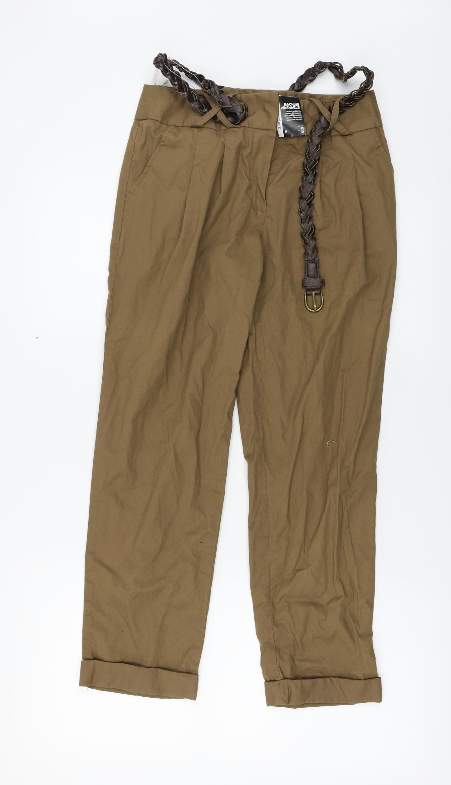 Atmosphere  Womens Brown   Trousers  Size 8 L23 in