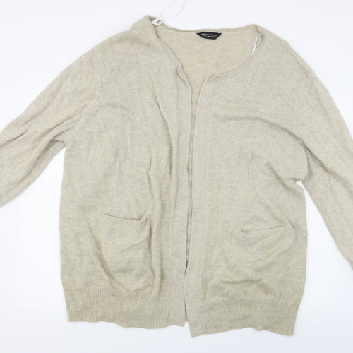 Dorothy Perkins  Womens Beige   Cardigan Jumper Size XL