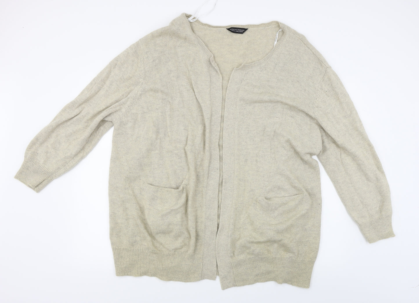 Dorothy Perkins  Womens Beige   Cardigan Jumper Size XL