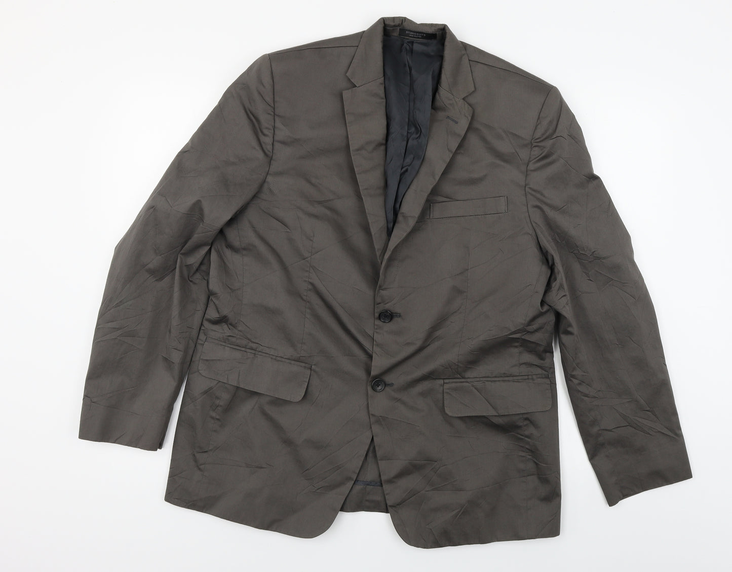 STUDIOSUITS Mens Brown   Jacket Blazer Size 38