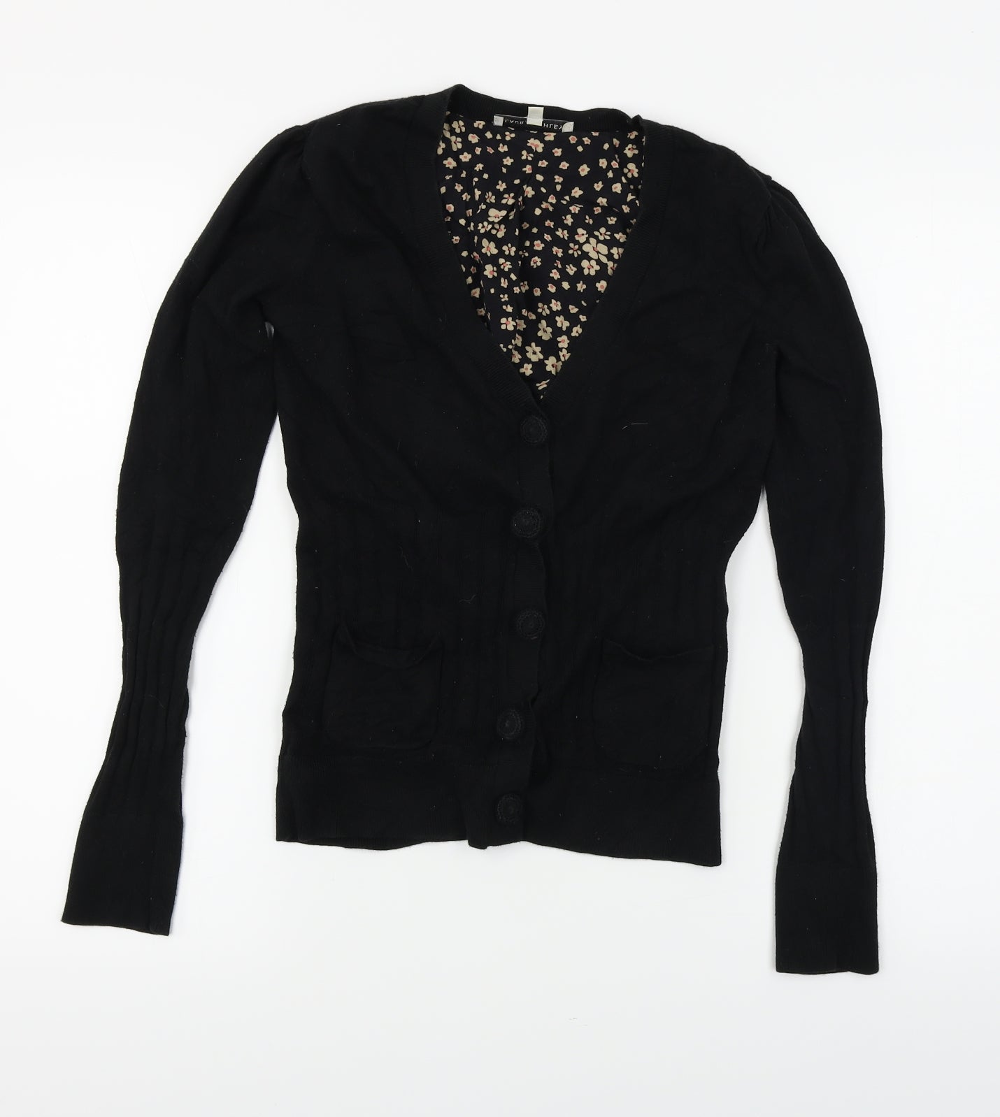 Laura Ashley  Womens Black   Cardigan Jumper Size 8