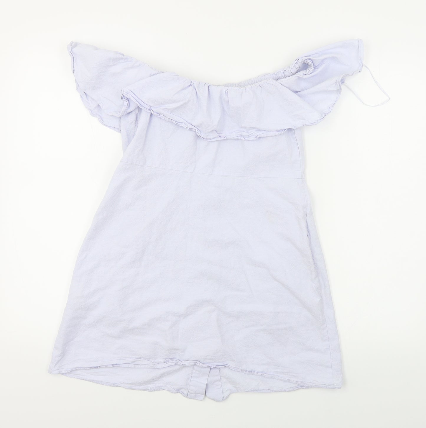 Zara Womens Blue   Basic Button-Up Size M