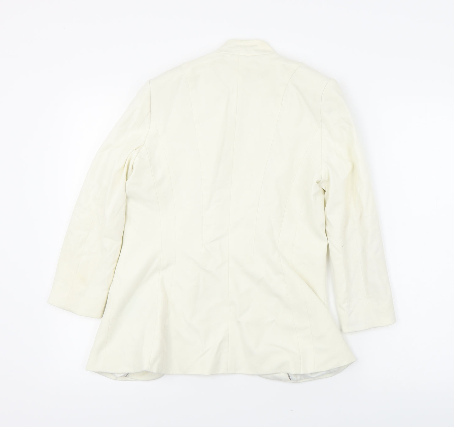 H&M  Womens Ivory   Jacket Blazer Size 6