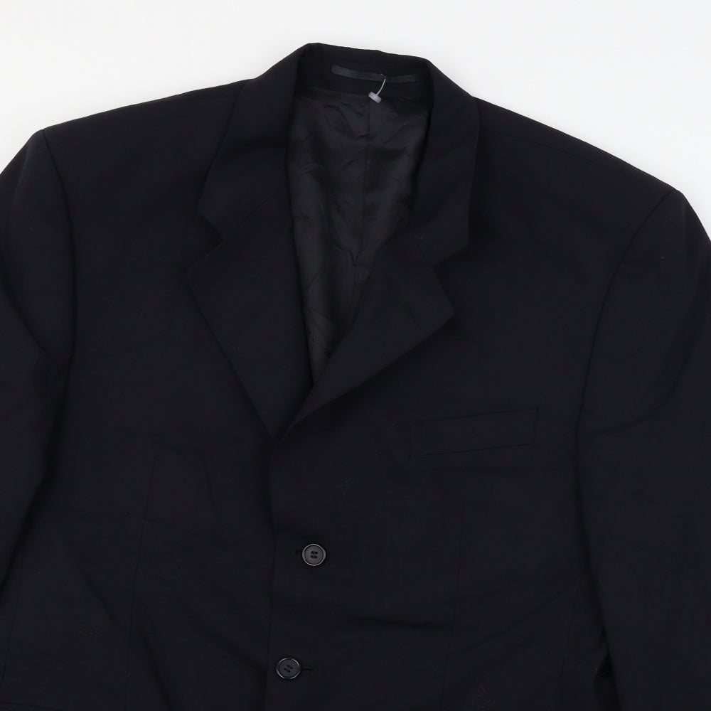 Pierre Cardin Mens Black   Jacket Blazer Size 42