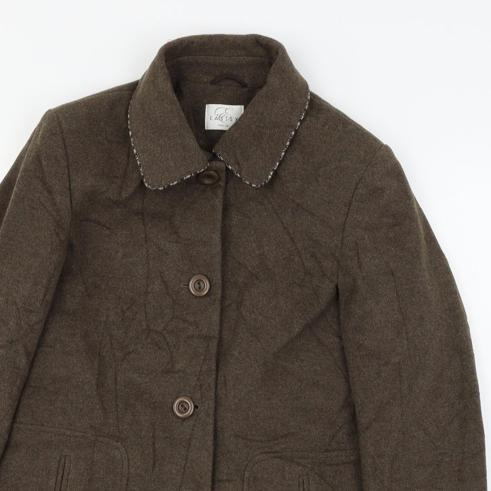 Eastex  Womens Brown   Jacket Coat Size 12