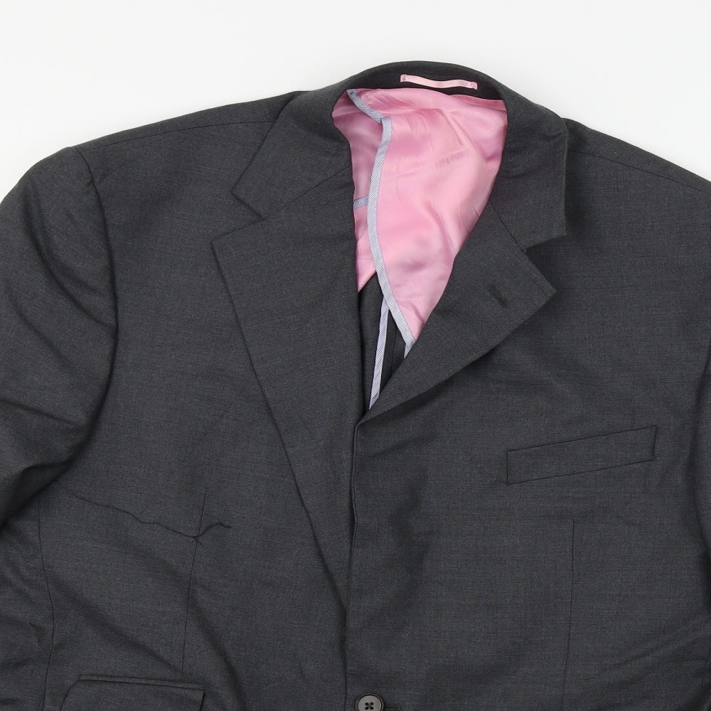 Charles Tyrwhitt Mens Grey   Jacket Blazer Size 44