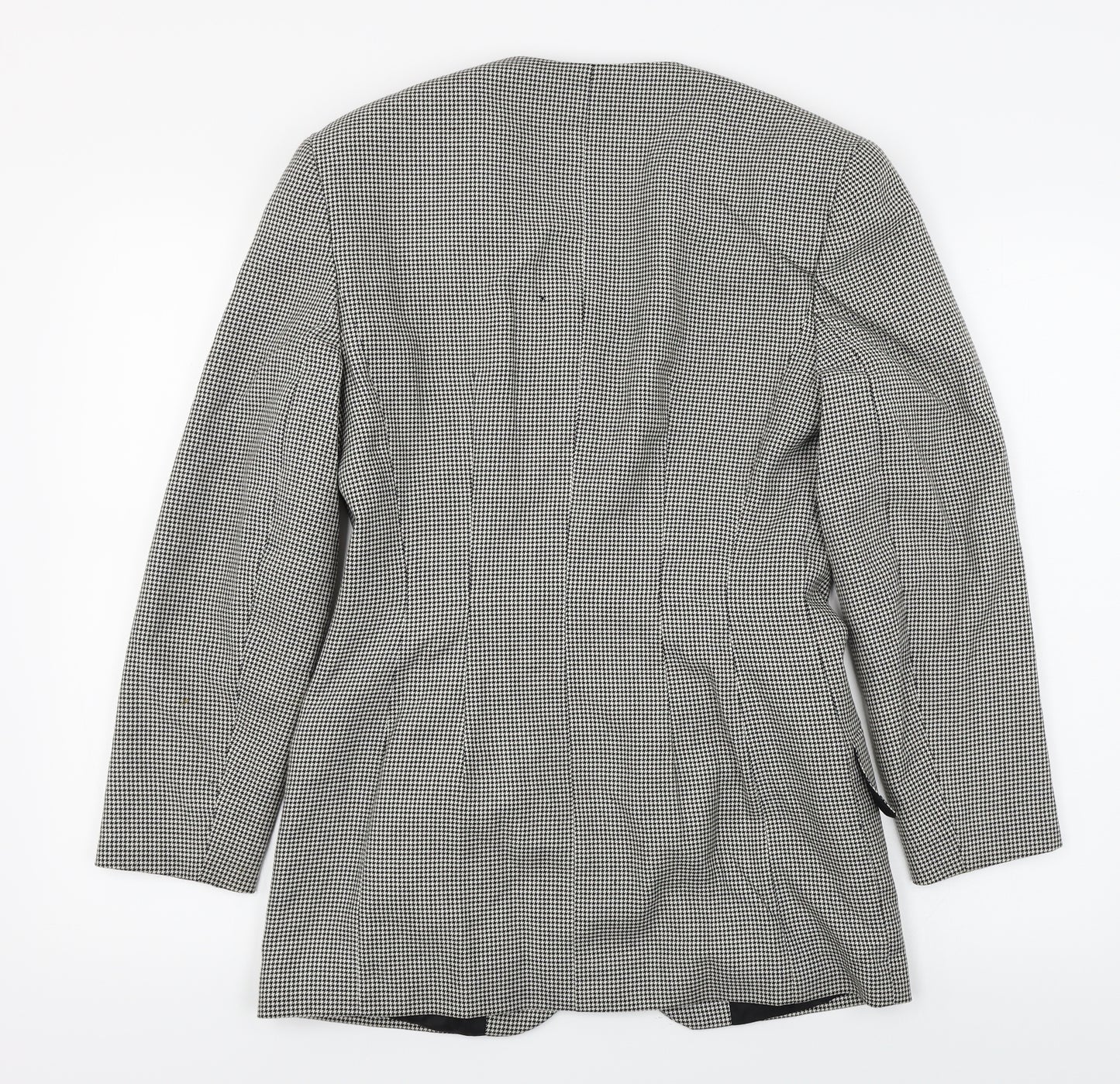 planet Womens Grey Check  Jacket Coat Size 8
