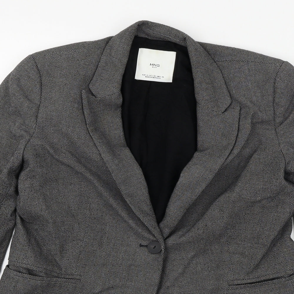 MING  Womens Grey   Jacket Blazer Size S