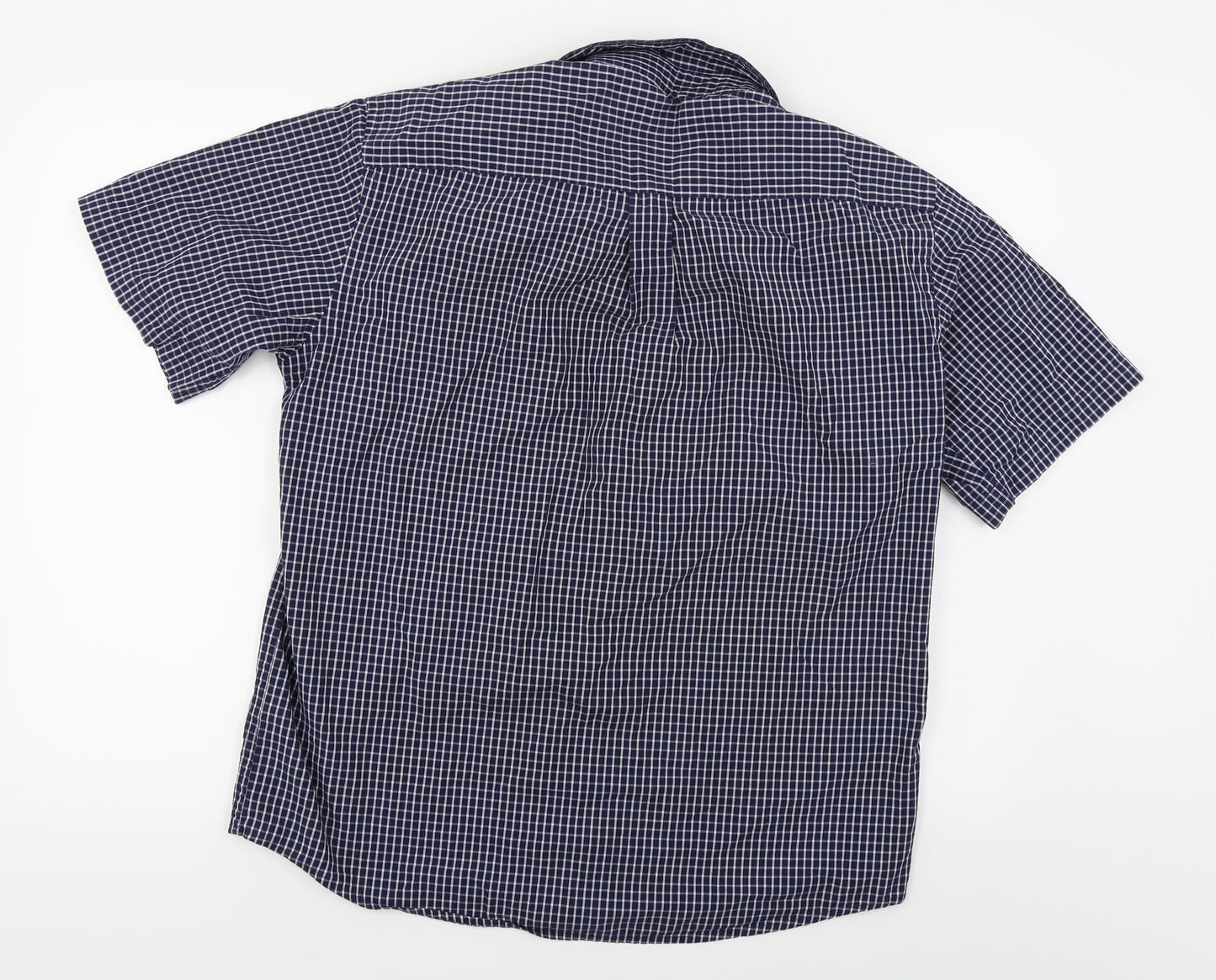 Marks and Spencer  Mens Blue    Button-Up Size M