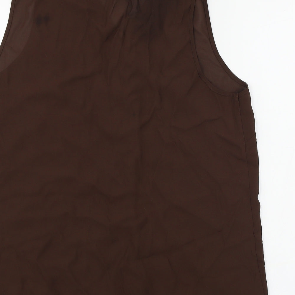 Dorothy Perkins  Womens Brown   Basic Blouse Size 16