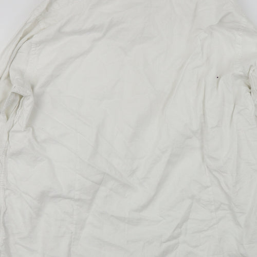 stovel & mason  Mens White    Button-Up Size 18