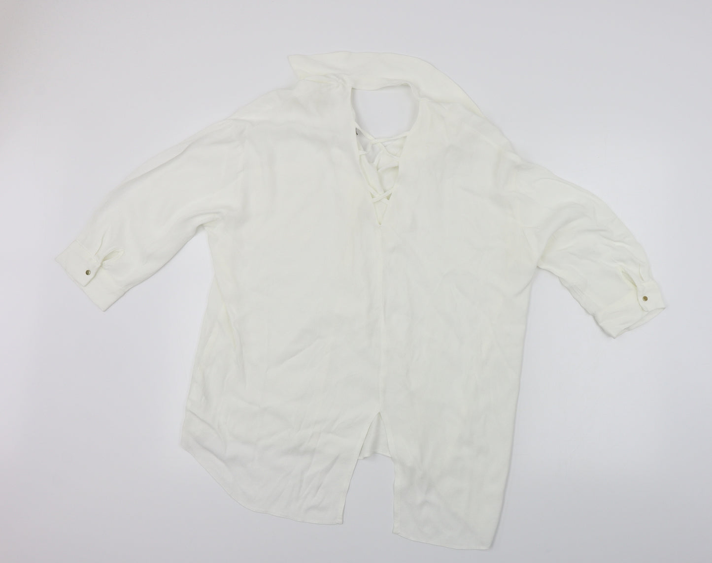 river island  Womens White   Basic Blouse Size 10
