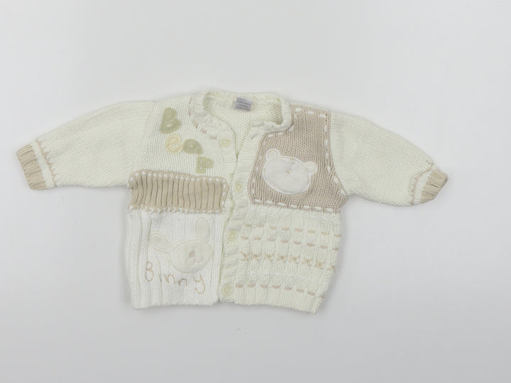 NEXT Boys Ivory Paisley Pullover Jumper Size 0-3 Months