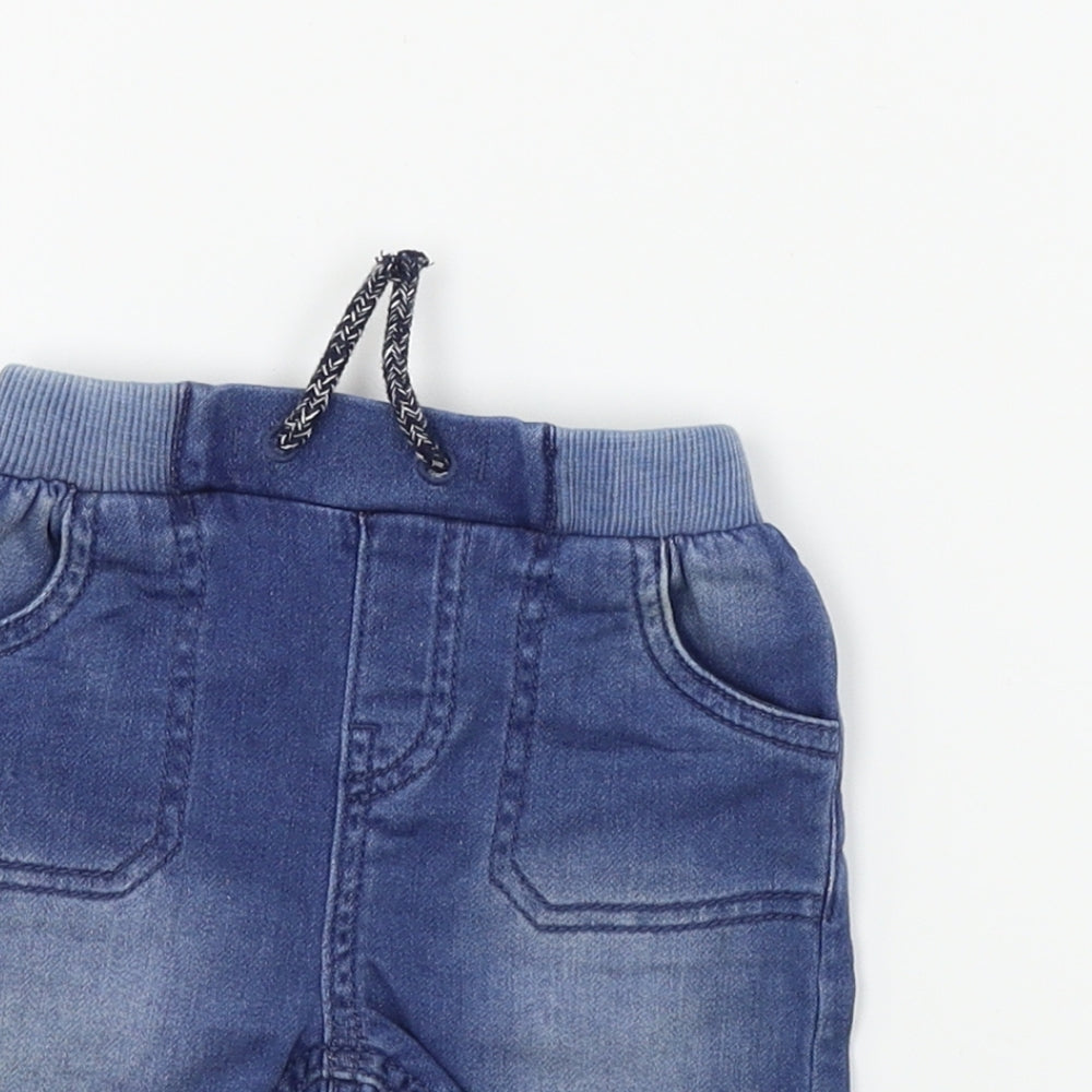 TU Boys Blue   Trousers Outfit/Set Size 3-6 Months