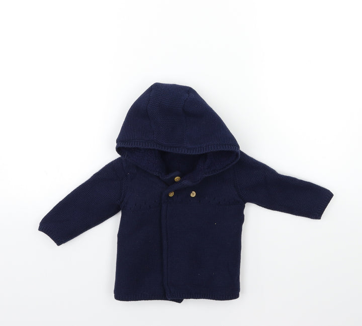 TU Baby Blue  Knit Cardigan Jumper Size 6-9 Months