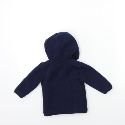 TU Baby Blue  Knit Cardigan Jumper Size 6-9 Months