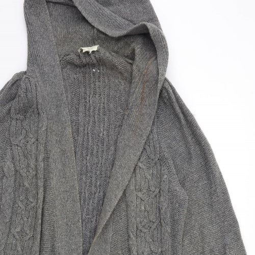 Susan Blake Womens Grey  Knit Cardigan Jumper Size L