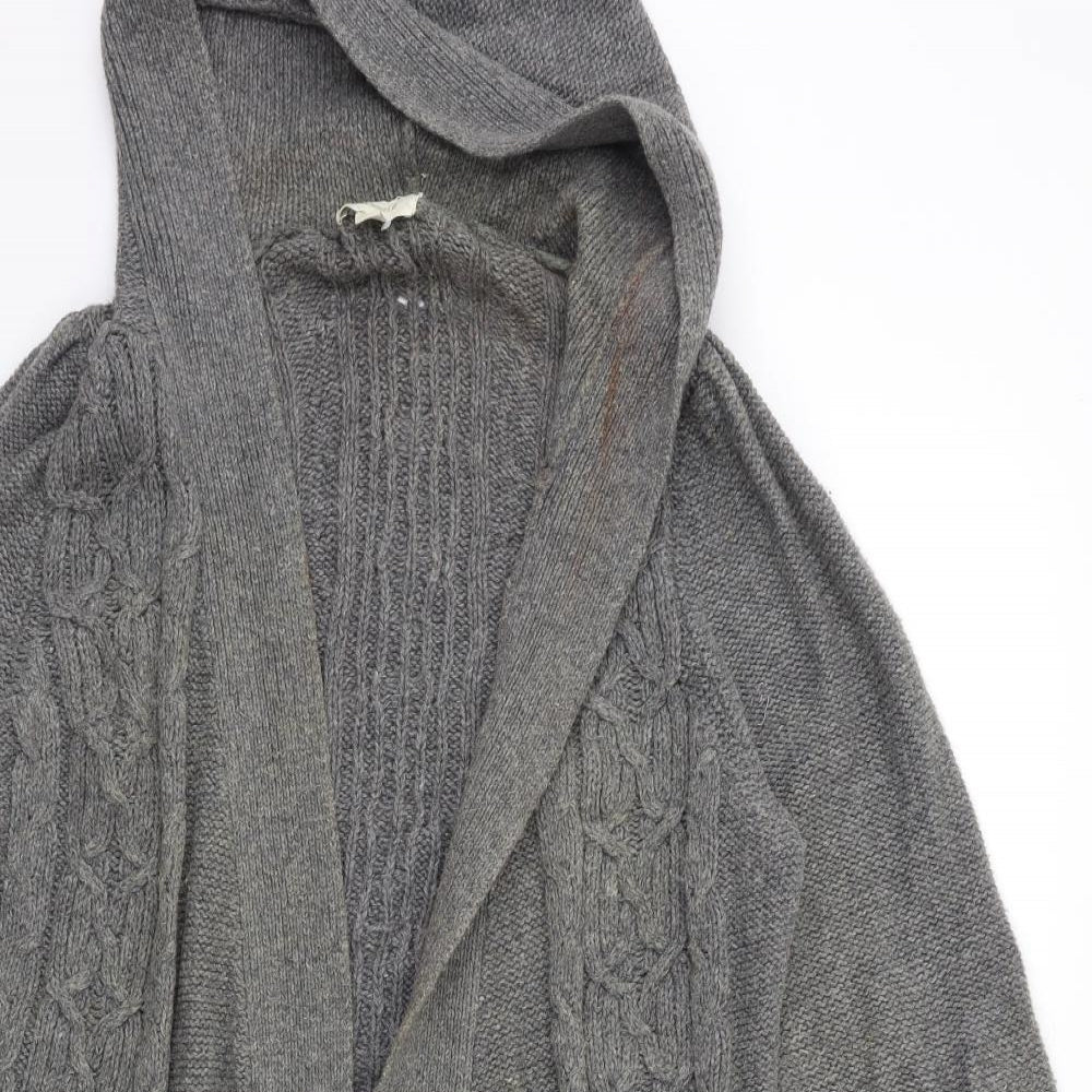 Susan Blake Womens Grey  Knit Cardigan Jumper Size L