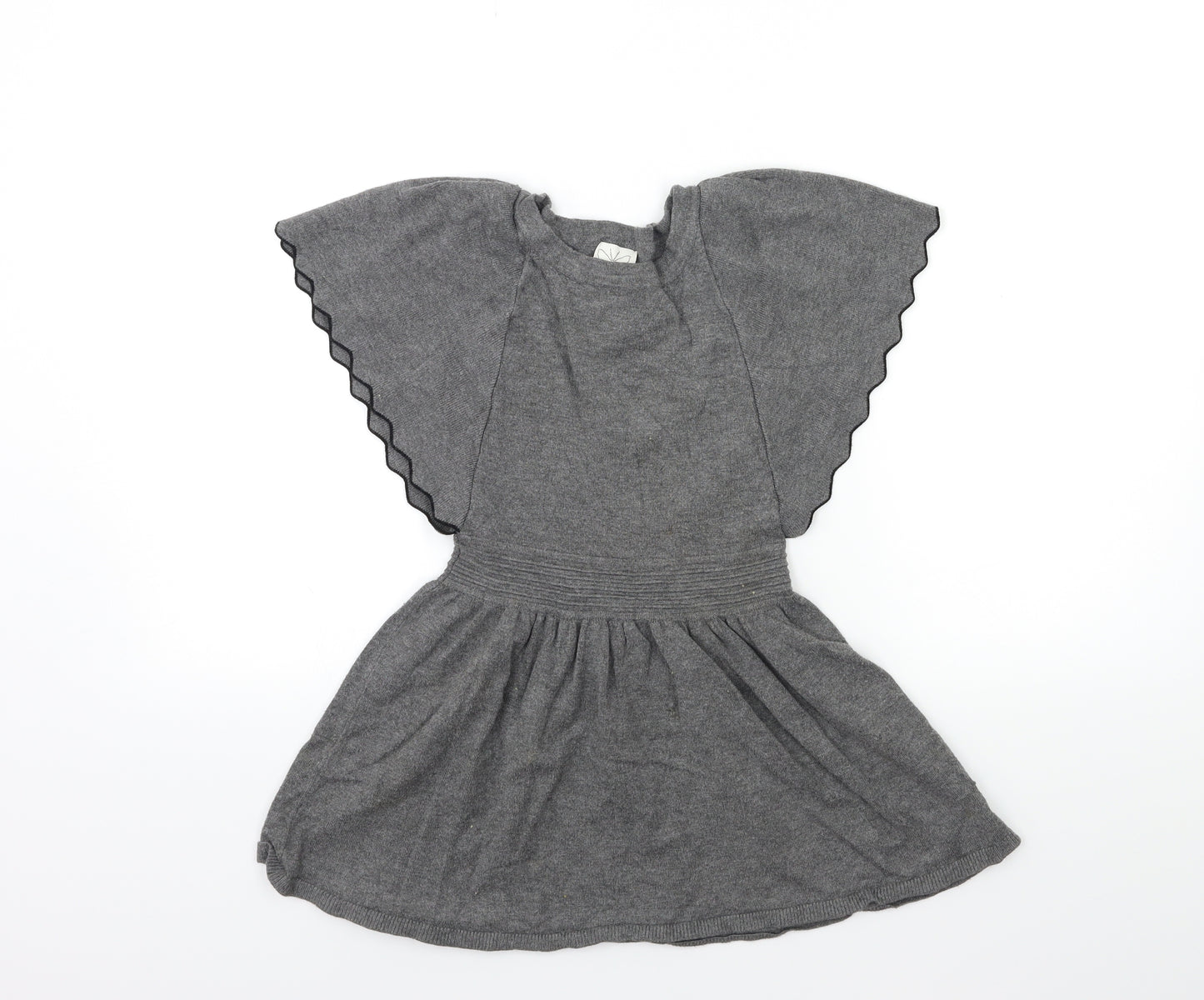Ella Moss Girls Grey   Jumper Dress  Size 7 Years