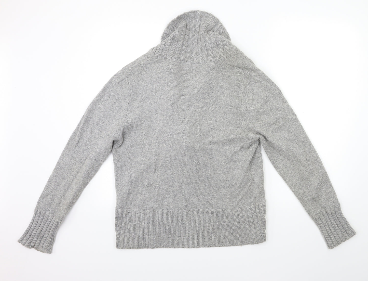 Marks and Spencer Womens Grey  Knit Cardigan Jumper Size 16