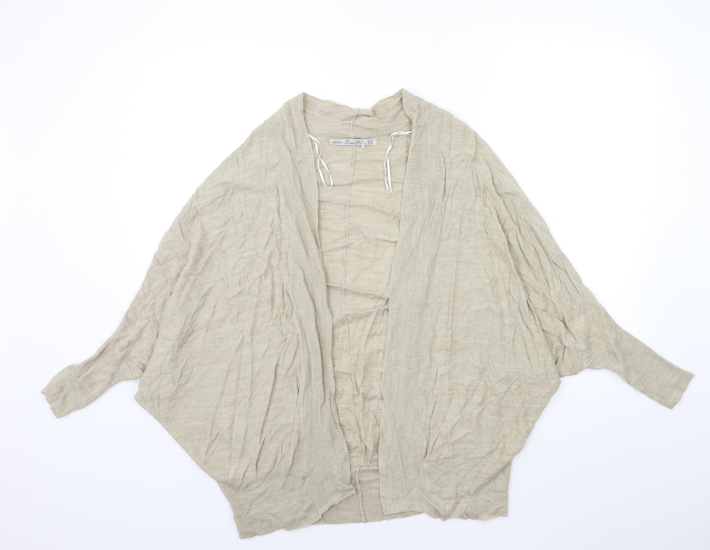 Zara Womens Brown  Knit Cardigan Jumper Size M