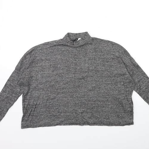 H&M Womens Grey  Knit  Jumper Size M