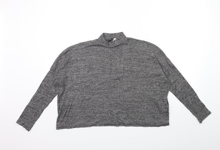 H&M Womens Grey  Knit  Jumper Size M