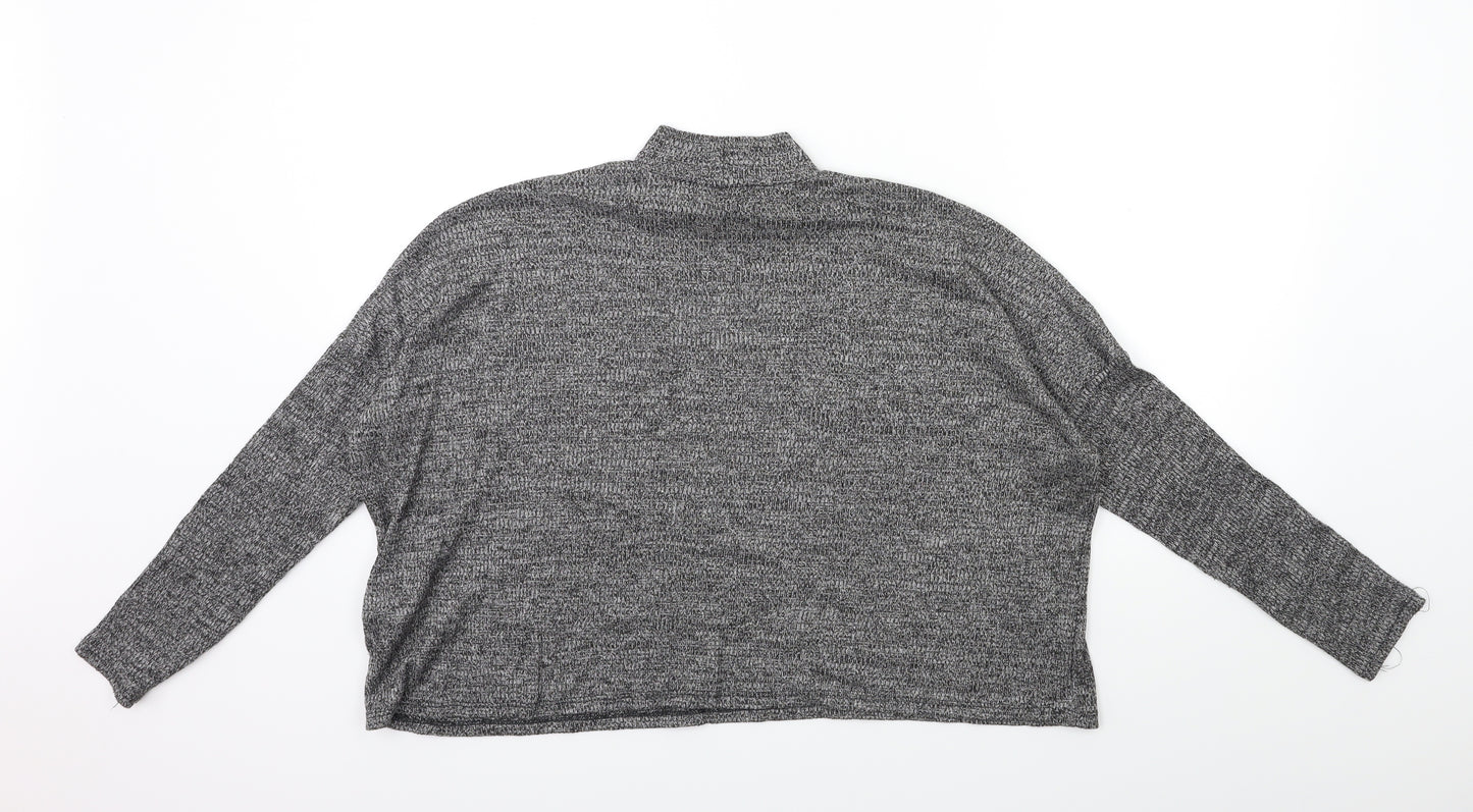 H&M Womens Grey  Knit  Jumper Size M
