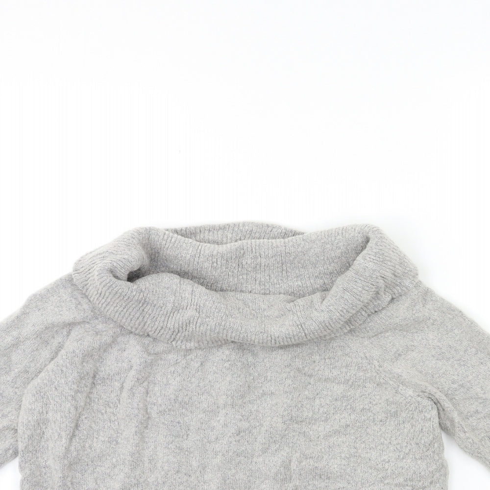 Studio Womens Grey  Knit Pullover Jumper Size 12