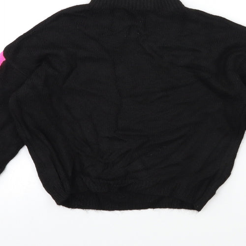 Primark Womens Black  Knit Pullover Jumper Size 4